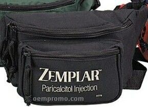 Heavy Duty 3-zipper Fanny Pack
