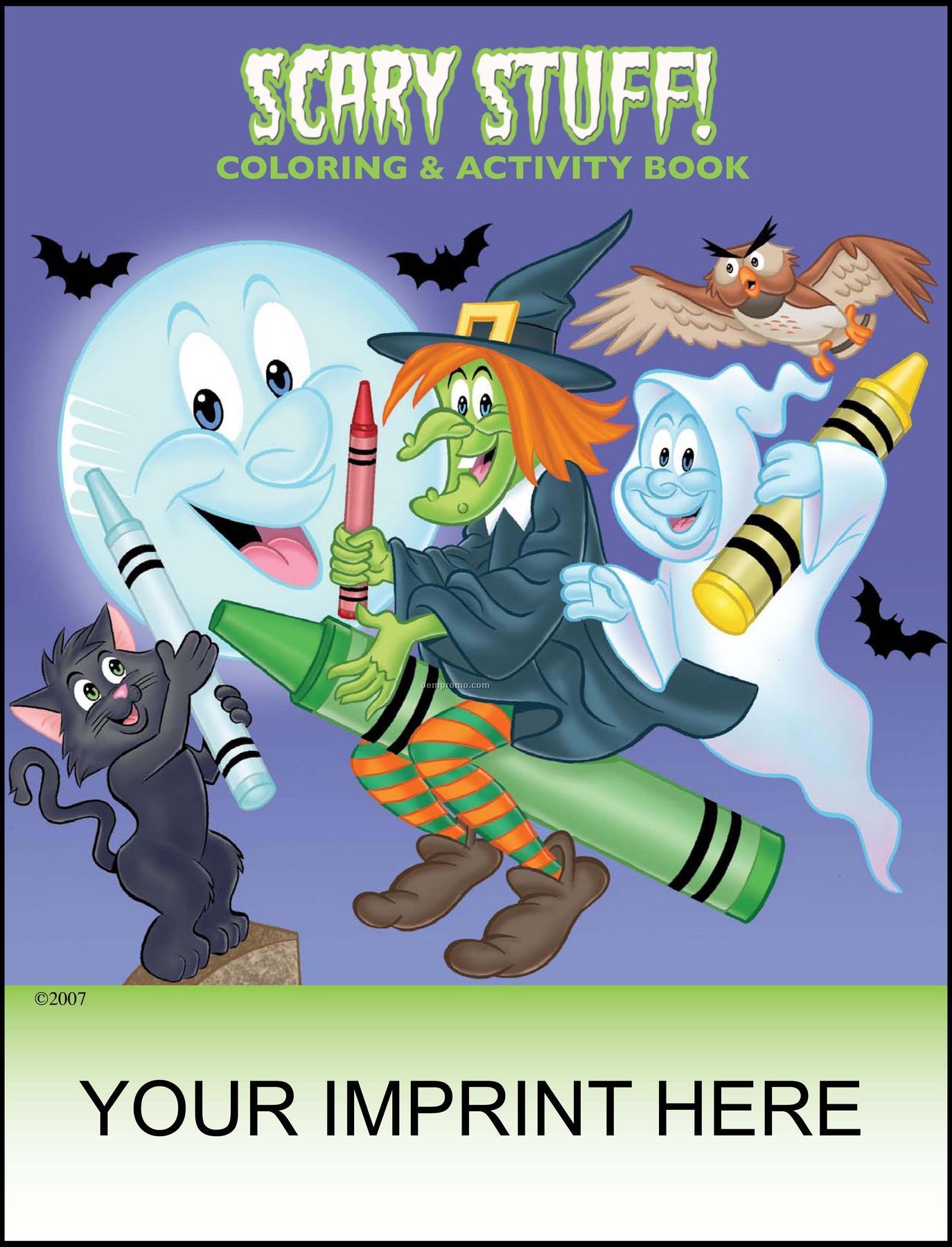 Scary Stuff Coloring & Activity Book