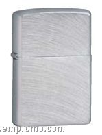Silver Brushed Zippo Lighter
