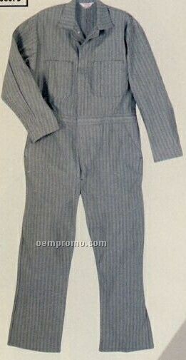 Walls Fisher Stripe Relaxed Fit Herringbone Coverall