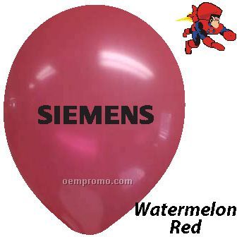 9" Watermelon Red Latex Balloons