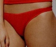 Bella Ladies' Cotton/Spandex Thong Bikini