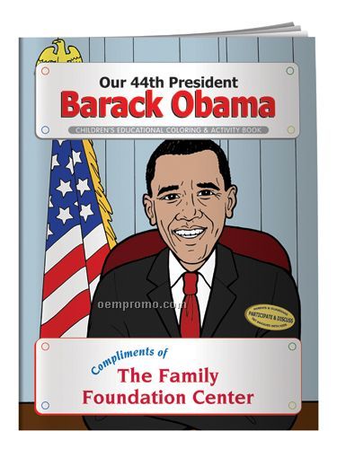 Coloring Book - Meet The 44th President Barack Obama
