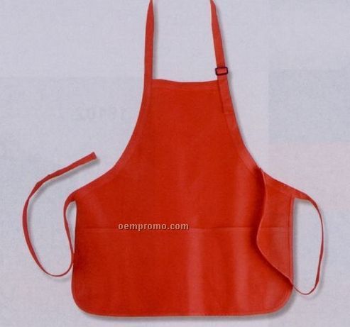 Polyester / Cotton Mid-length Apron W/ Pouch