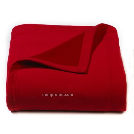 Red Sweat Shirt Fleece Blanket