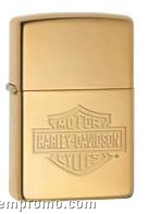 Gold Harley Davidson Zippo Lighter