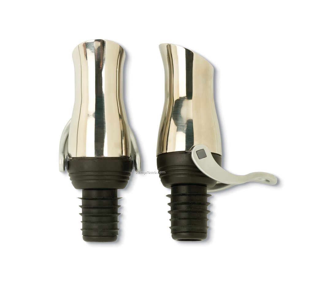 Lift 'n Pour Stainless Steel Pourer/Stopper