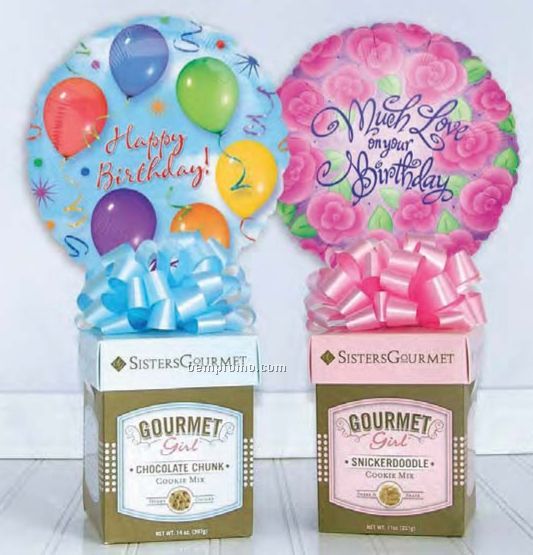 Sisters Gourmet Girl Birthday Cookie Mixes Gift (4 Pack)