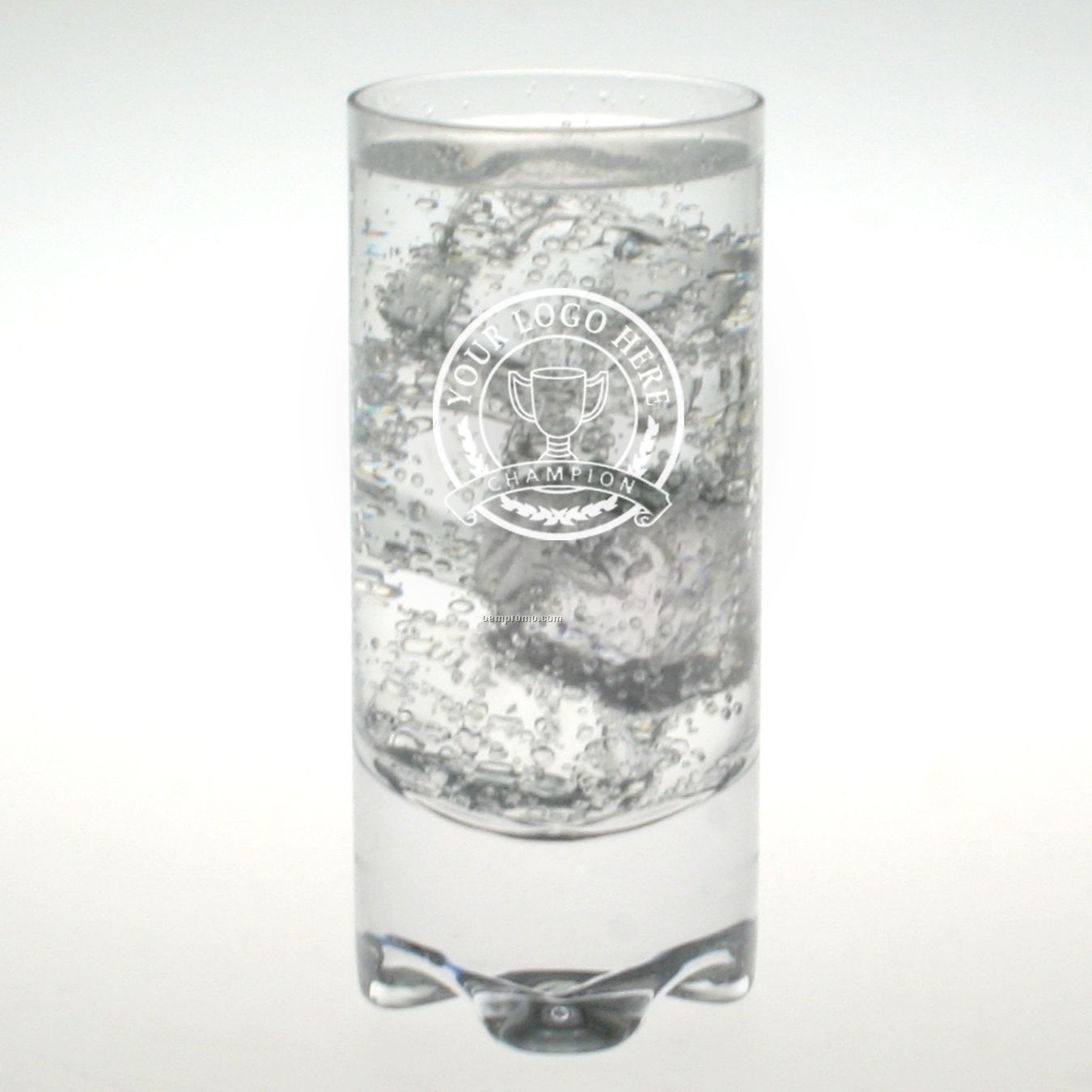 12 Oz. New York Hiball Glass (Set Of 4 - Deep Etch)