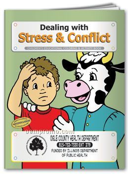 Coloring Book-dealing W/Stress And Conflict