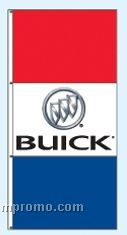 Double Face Dealer Free Flying Drape Flags - Buick