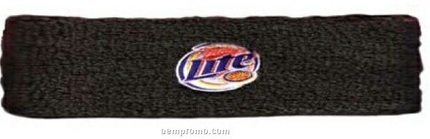 Embroidered Cotton Plush Knit Headband
