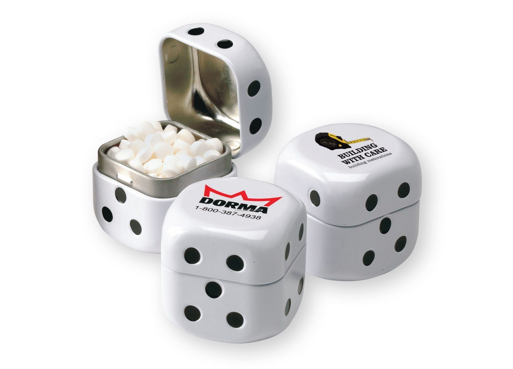 Roll The Dice Tin W/ Sugar-free Micromints