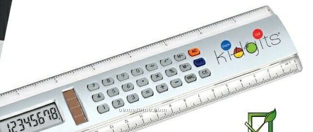 Solar Ruler Calculator With 8 Digits Display