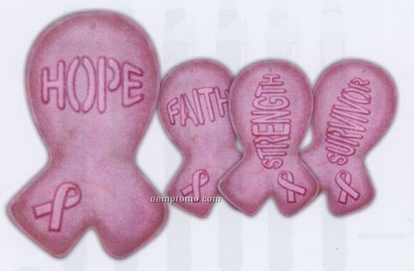 Think Pink Ribbon Cookie