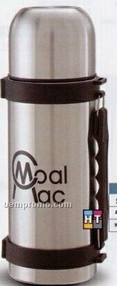 32 Oz. Stainless Steel Vacuum Sealed Thermos W/ Retractable Handle