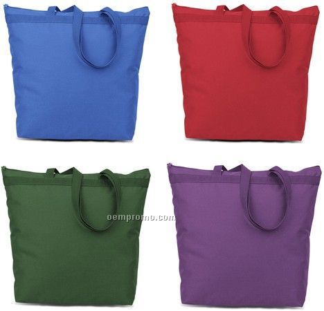 8802 - Shop-till-u-drop Tote Bag - Solid Color