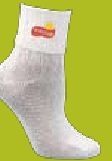 Embroidered Hanes Premium Bobby Ankle Socks