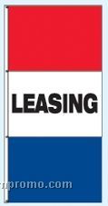 Double Face Stock Message Free Flying Drape Flags - Leasing