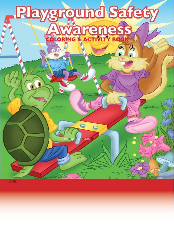 Playground Safety Awareness Coloring & Activity Book
