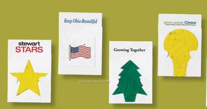 American Flag Seed Paper Pop-out Booklet