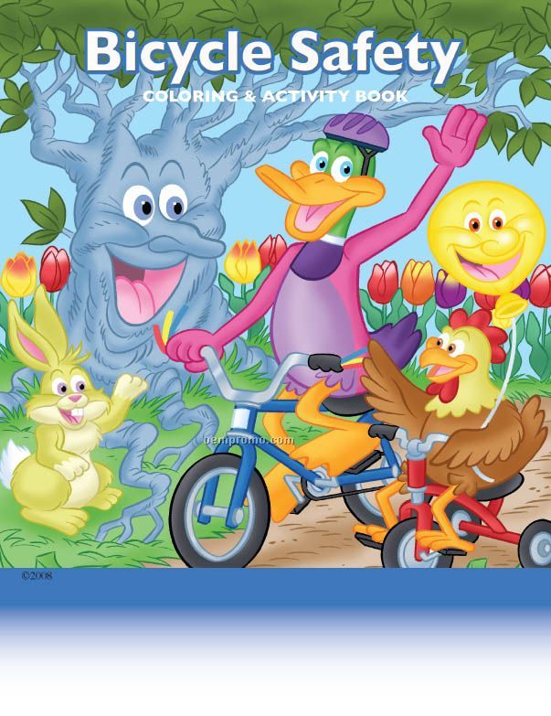 Bicycle Safety Children's Coloring And Activity Book