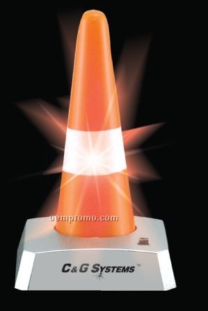 Blinking Traffic Cone