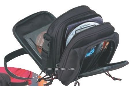 Ripstop Poly DVD Play Case Fanny Pack (6 1/2"X7 1/4"X4 3/4")