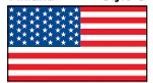 United States Internationaux Display Flag - 32 Per String (60')