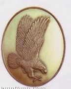 American Eagle High Relief Medallion Bolo Tie