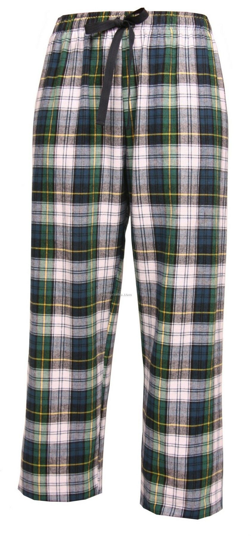 Adult Campbell Plaid Fashion Flannel Pant With Tie Cord