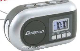 Dynamo Powered AM/ FM Radio/ LED Flashlight With Alarm Clock & Siren