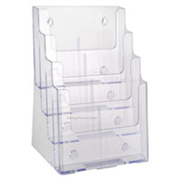 Four Tiered Convertible Brochure Holder For 8 1/2''w X 11''h Literature