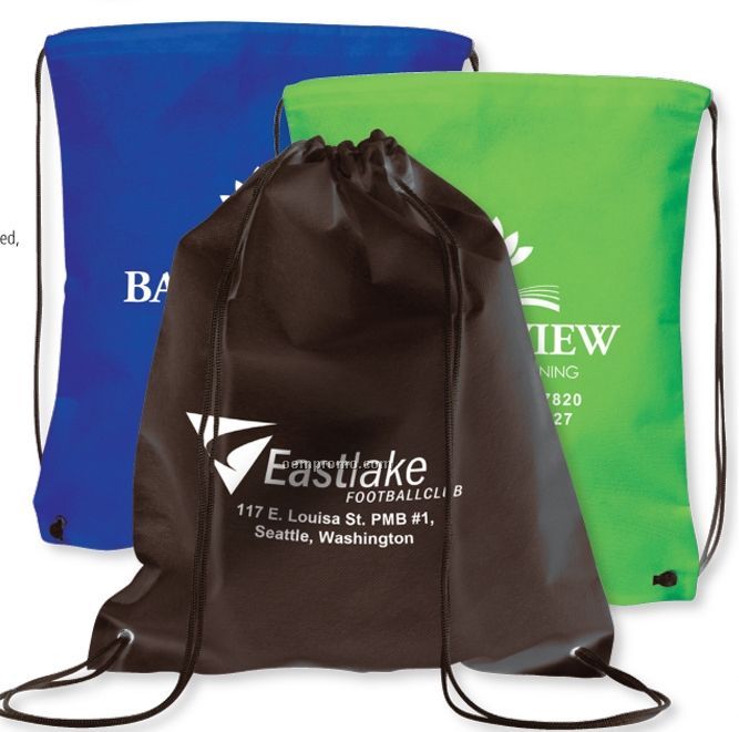 Non-woven Economy Drawstring Cinch Pack (Overseas 8-10 Weeks)