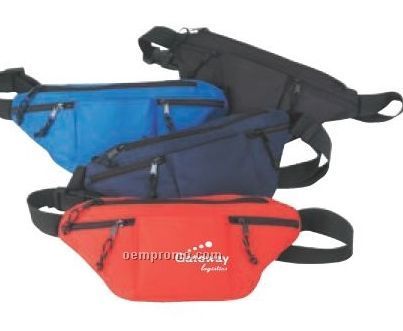 Polyester Four Zipper Fanny Pack (14
