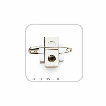 Pressure Sensitive Attachment Pin/Clip - Blank