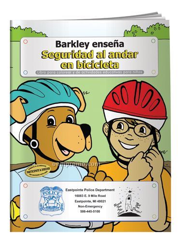 Coloring Book - Barkley Teaches Bicycle Safety(Spanish)