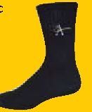 Embroidered Low-cut Sport Crew Socks