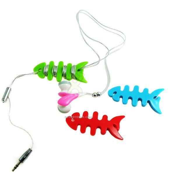 Fishbone Shape Headset Cable Wrap Organizer