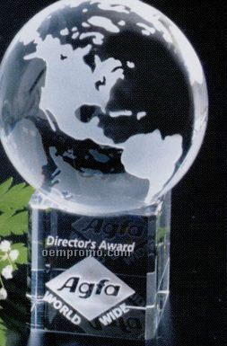 Global Gallery Crystal Stratus Globe Award (2 3/8")