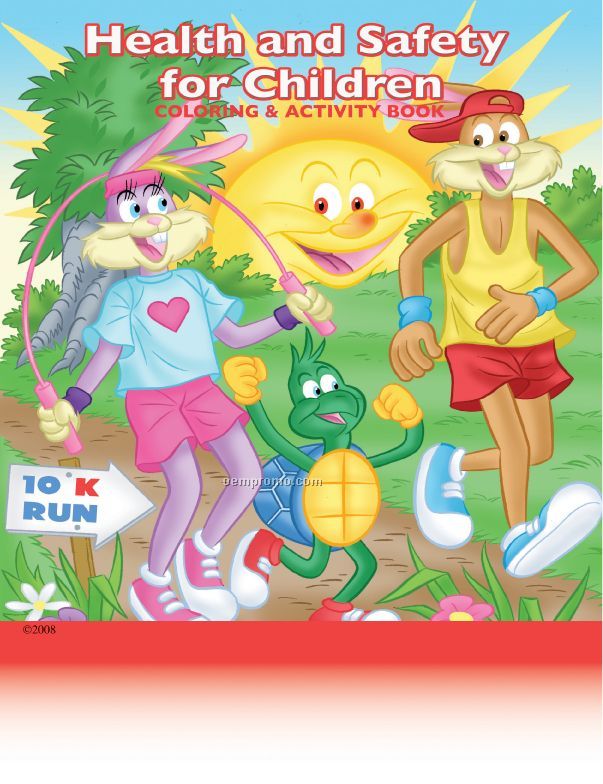 Health And Safety For Children Coloring & Activity Book