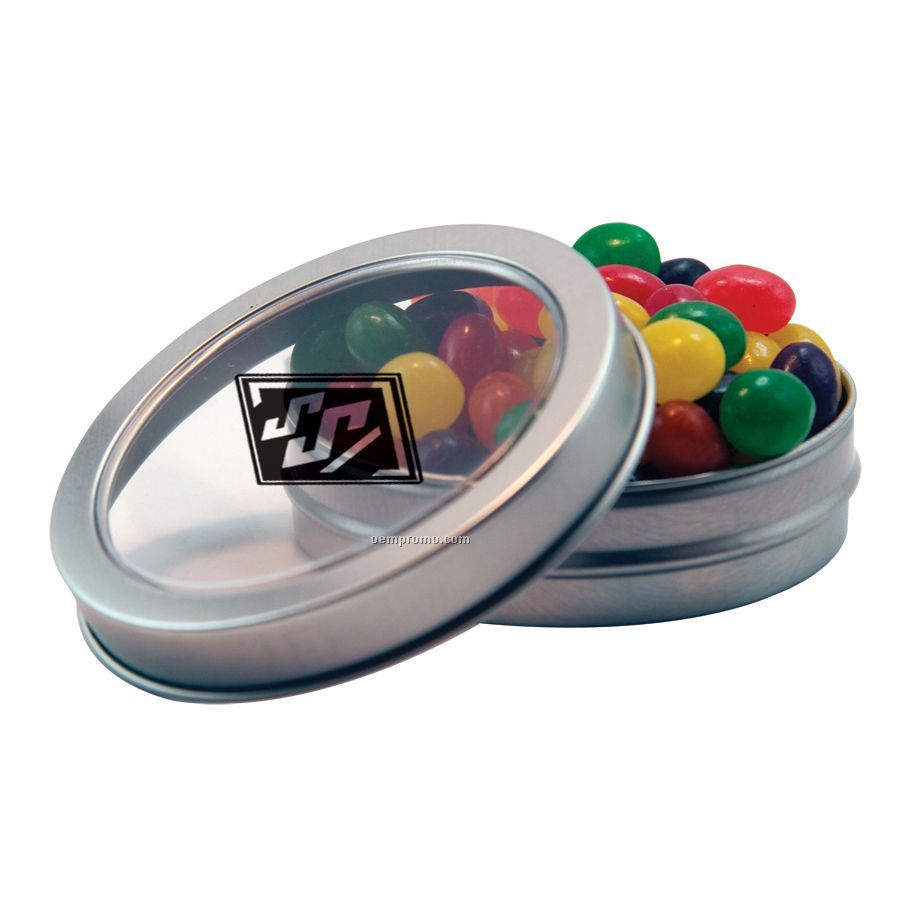 Short Round Tin With Jelly Beans
