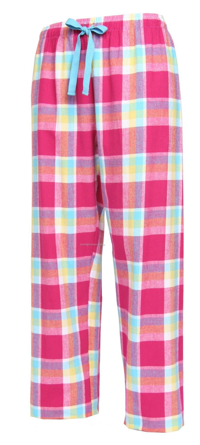 Adult Caribbean Crush Flannel Pant With Tie Cord