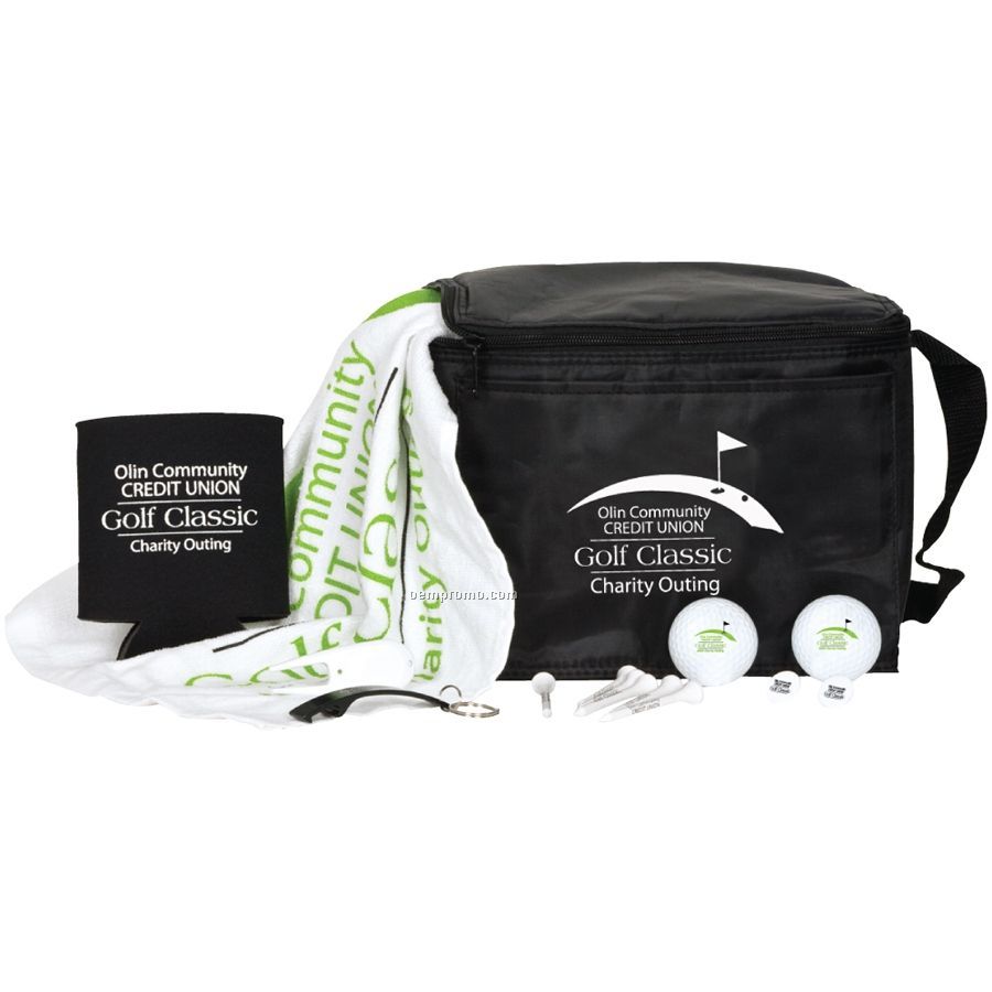Budget Golf Cooler Kit W/ Titleist Dt Solo Golf Balls
