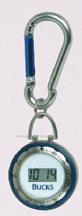 Digiclipz Blue Carabiner Clip Watch