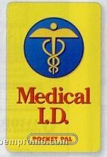 Medical I.d. Pocket Pal Brochure (English)