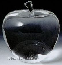 Optic Crystal Apple Figurine