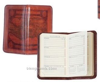 The Old Atlas Vegetable Tanned Calf Leather Personal Weekly Planner