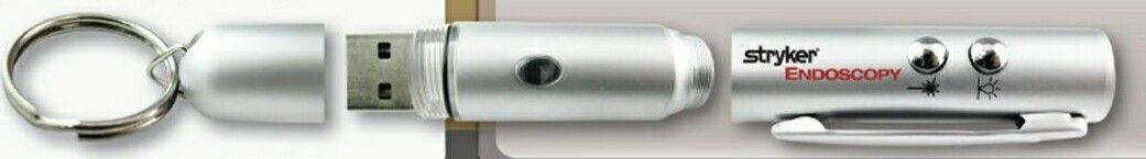 3-in-1 Multi-function USB Hard Drive - LED Flashlight - Laser Pointer