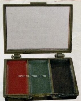Camouflage Face Paint Compact With Mirror